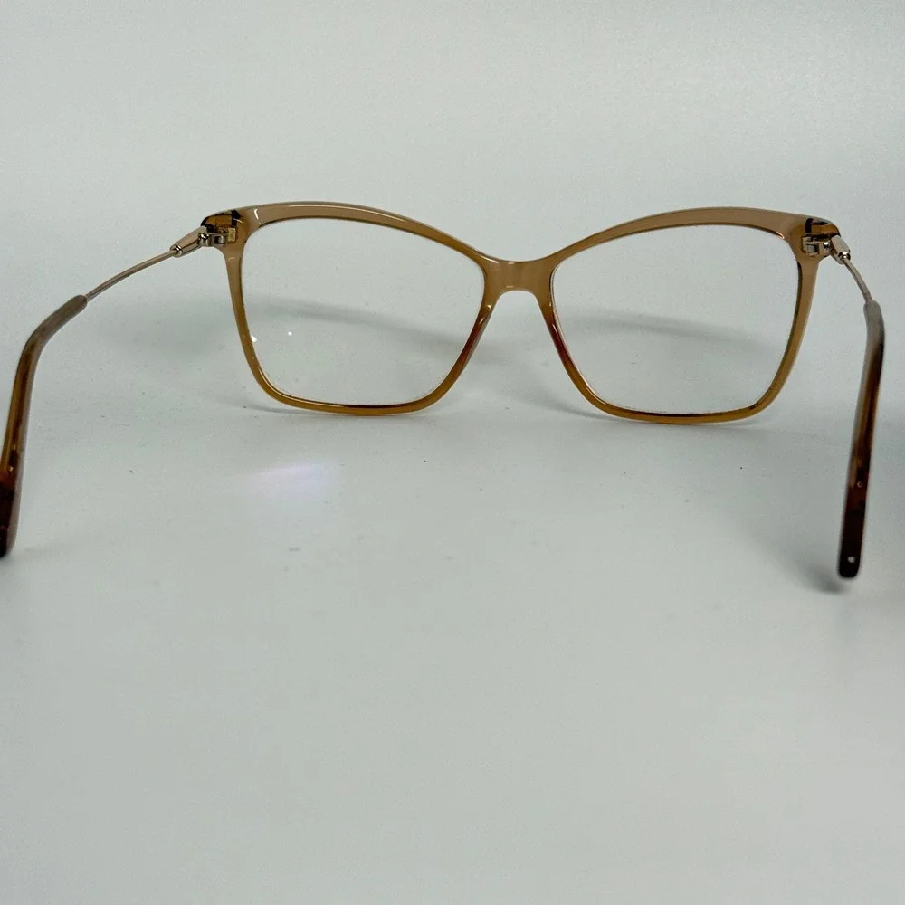 Tom‎ Ford TF5687-B 045 56-14 Brown Cat Eye Eyeglasses Frames Made in Italy